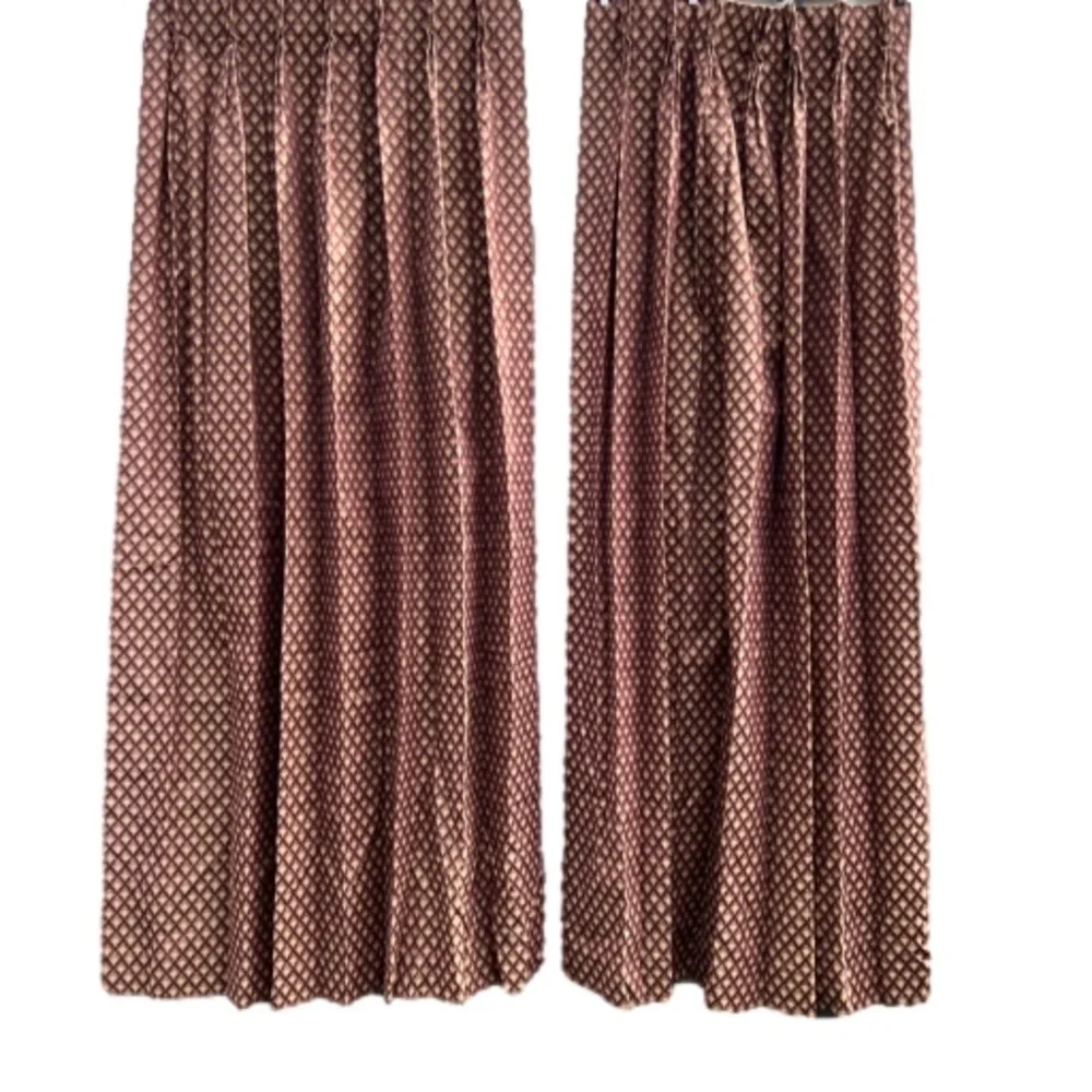 Set of 2 Custom Made Modern Curtain Drapes‎ High Double Ceiling Lined Designer